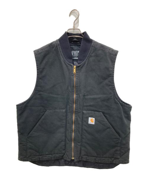 CarHartt（カーハート）CarHartt (カーハート) DUCK VEST ブラック サイズ:XLの古着・服飾アイテム