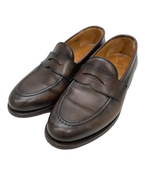 berwick（バーウィック）berwick (バーウィック) コインローファー ブラウン サイズ:4 1/2の古着・服飾アイテム