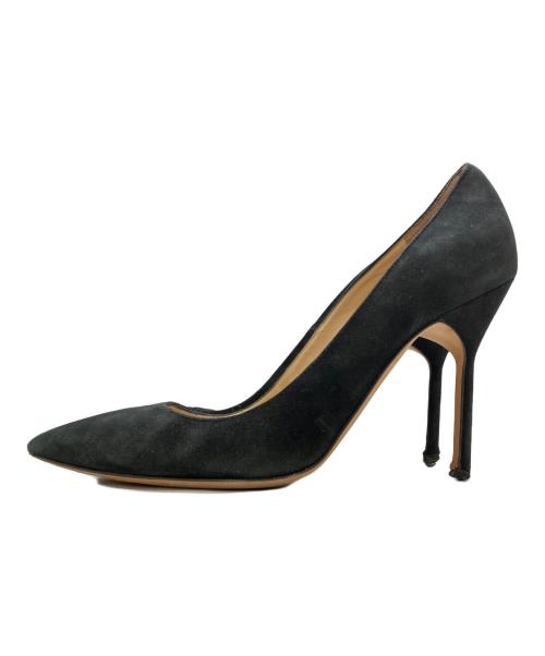 Manolo Blahnik（マノロ ブラニク）Manolo Blahnik (マノロ ブラニク) ヒールパンプス ブラック サイズ:37 1/2の古着・服飾アイテム