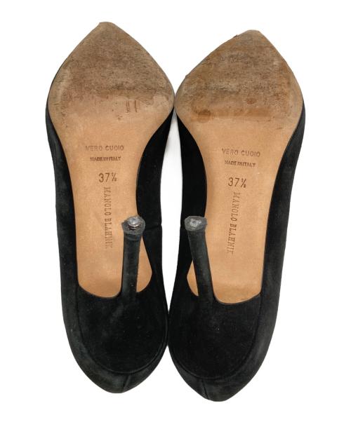 Manolo Blahnik（マノロ ブラニク）Manolo Blahnik (マノロ ブラニク) ヒールパンプス ブラック サイズ:37 1/2の古着・服飾アイテム