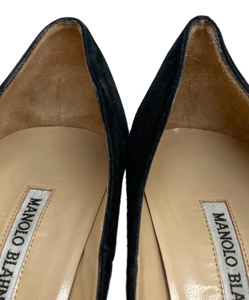 Manolo Blahnik（マノロ ブラニク）Manolo Blahnik (マノロ ブラニク) ヒールパンプス ブラック サイズ:37 1/2の古着・服飾アイテム
