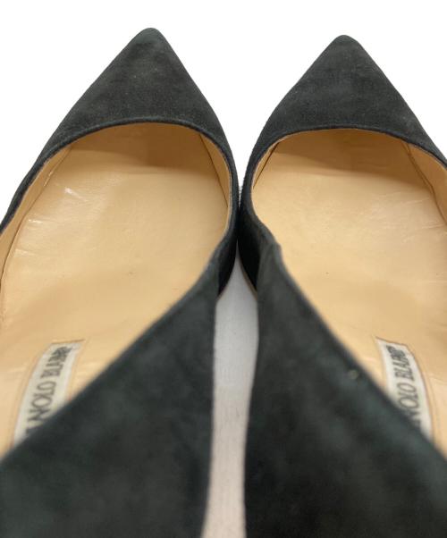 Manolo Blahnik（マノロ ブラニク）Manolo Blahnik (マノロ ブラニク) ヒールパンプス ブラック サイズ:37 1/2の古着・服飾アイテム