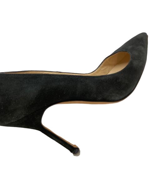 Manolo Blahnik（マノロ ブラニク）Manolo Blahnik (マノロ ブラニク) ヒールパンプス ブラック サイズ:37 1/2の古着・服飾アイテム