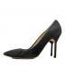 Manolo Blahnik (マノロ ブラニク) ヒールパンプス ブラック サイズ:37 1/2：8000円