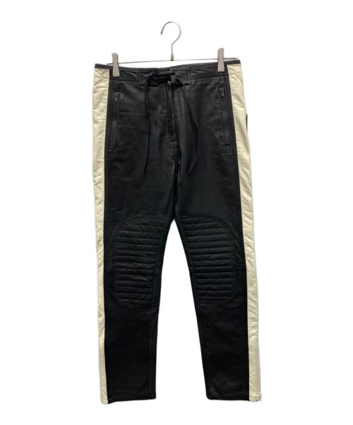 UNUSED（アンユーズド）UNUSED (アンユーズド) leather pants ブラック サイズ:1の古着・服飾アイテム