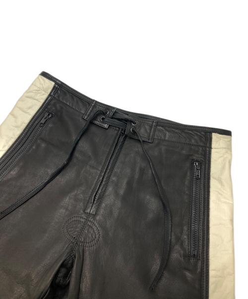 UNUSED（アンユーズド）UNUSED (アンユーズド) leather pants ブラック サイズ:1の古着・服飾アイテム