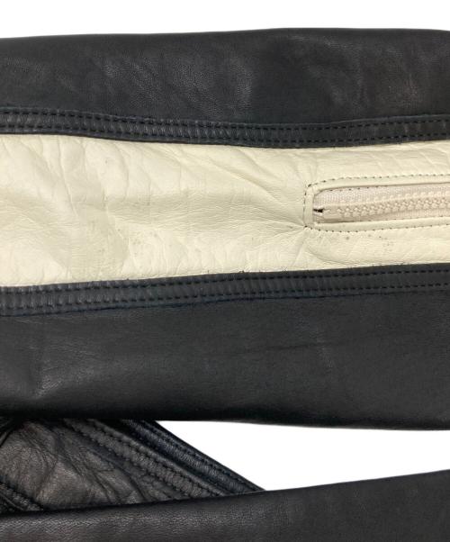 UNUSED（アンユーズド）UNUSED (アンユーズド) leather pants ブラック サイズ:1の古着・服飾アイテム