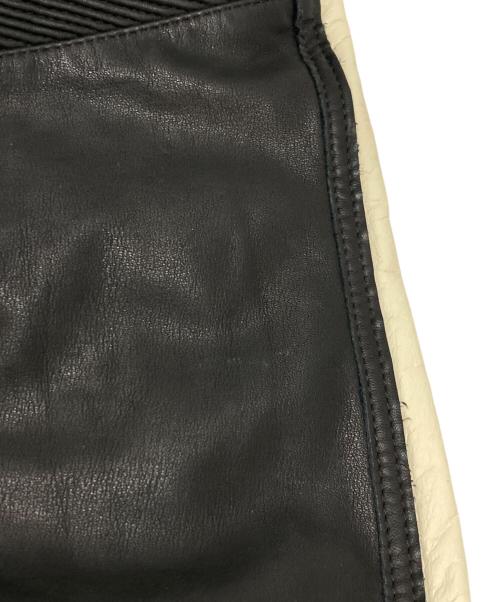 UNUSED（アンユーズド）UNUSED (アンユーズド) leather pants ブラック サイズ:1の古着・服飾アイテム