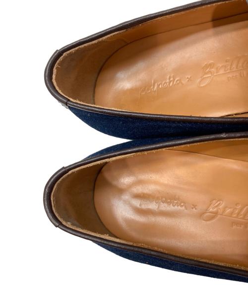 Brilla per il gusto（ブリッラ ペル イルグースト）Brilla per il gusto (ブリッラ ペル イルグースト) POLPETTA (ポルペッタ) デニム地スリッポン インディゴ サイズ:39の古着・服飾アイテム