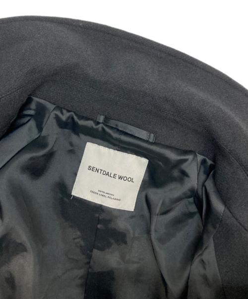 UNITED ARROWS（ユナイテッドアローズ）UNITED ARROWS (ユナイテッドアローズ) ウールステンカラーコート グレー サイズ:Lの古着・服飾アイテム