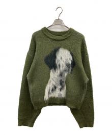 Knuth Marf（クヌースマーフ）の古着「dalmatian shaggy knit」｜グリーン