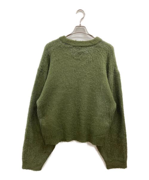 Knuth Marf（クヌースマーフ）Knuth Marf (クヌースマーフ) dalmatian shaggy knit グリーン サイズ:FREEの古着・服飾アイテム