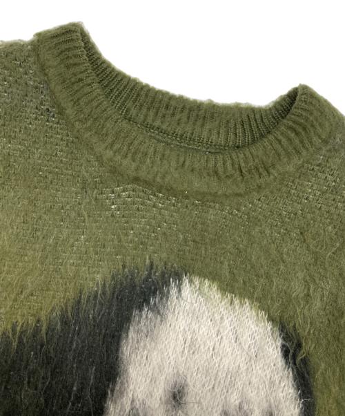 Knuth Marf（クヌースマーフ）Knuth Marf (クヌースマーフ) dalmatian shaggy knit グリーン サイズ:FREEの古着・服飾アイテム