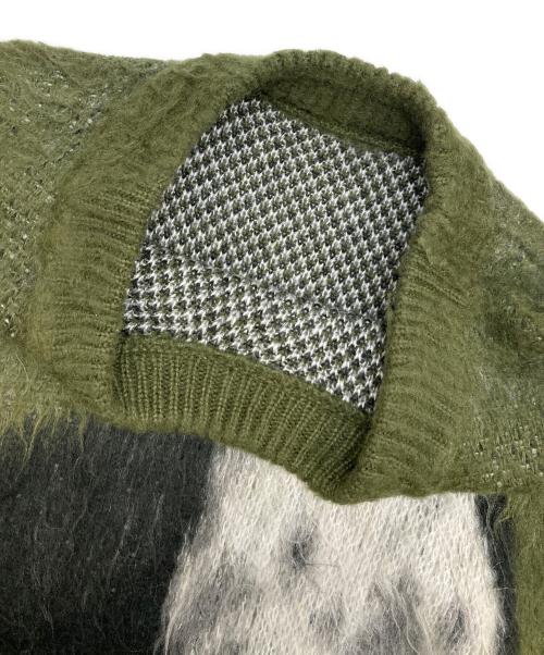 Knuth Marf（クヌースマーフ）Knuth Marf (クヌースマーフ) dalmatian shaggy knit グリーン サイズ:FREEの古着・服飾アイテム