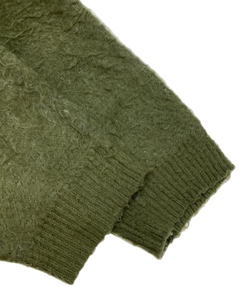 Knuth Marf（クヌースマーフ）Knuth Marf (クヌースマーフ) dalmatian shaggy knit グリーン サイズ:FREEの古着・服飾アイテム