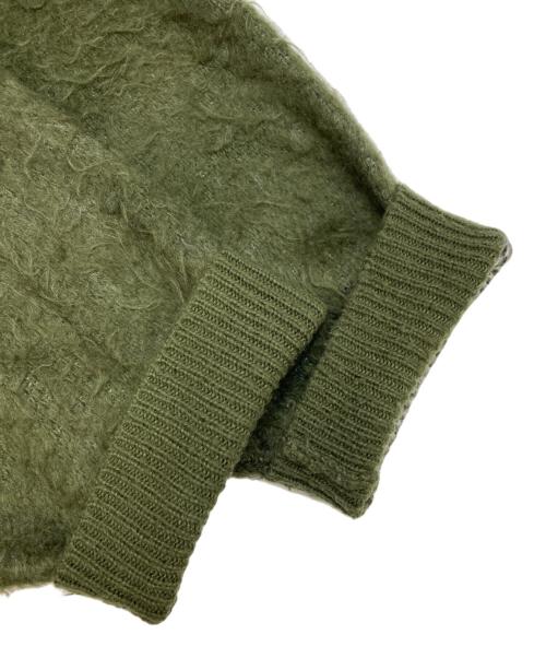 Knuth Marf（クヌースマーフ）Knuth Marf (クヌースマーフ) dalmatian shaggy knit グリーン サイズ:FREEの古着・服飾アイテム