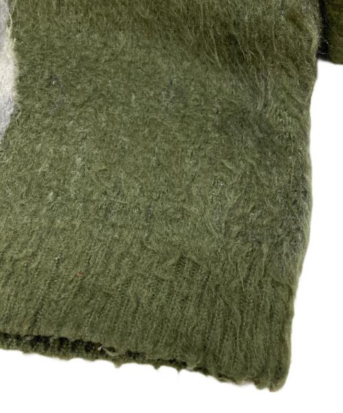 Knuth Marf（クヌースマーフ）Knuth Marf (クヌースマーフ) dalmatian shaggy knit グリーン サイズ:FREEの古着・服飾アイテム
