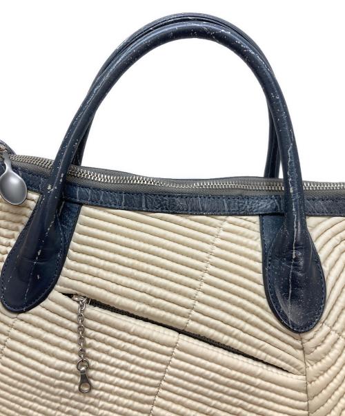 HIROKO HAYASHI（ヒロコ ハヤシ）HIROKO HAYASHI (ヒロコ ハヤシ) 2WAYバッグ アイボリーの古着・服飾アイテム