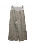 BEARDSLEY (ビアズリー) リネンウエストリブパンツ ベージュ サイズ:1 未使用品：7000円