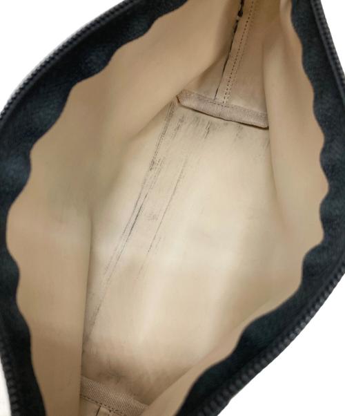 Herve Chapelier（エルベシャプリエ）Herve Chapelier (エルベシャプリエ) ナイロンスクエアショルダー ベージュ×ブラックの古着・服飾アイテム