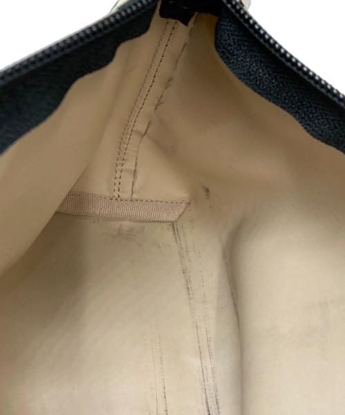 Herve Chapelier（エルベシャプリエ）Herve Chapelier (エルベシャプリエ) ナイロンスクエアショルダー ベージュ×ブラックの古着・服飾アイテム