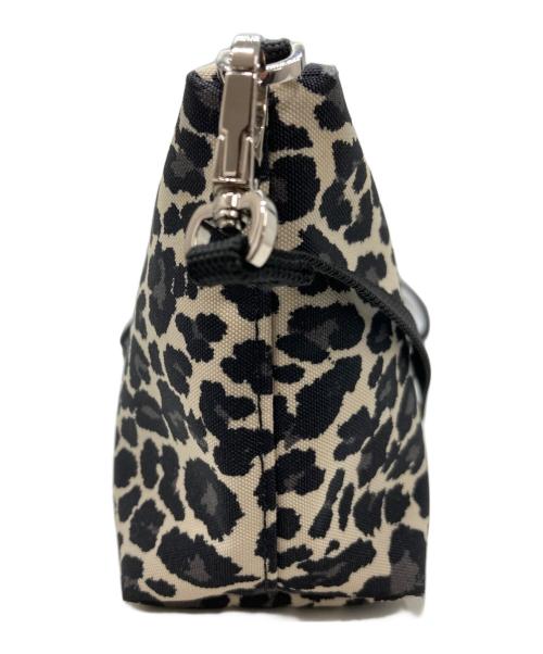 Herve Chapelier（エルベシャプリエ）Herve Chapelier (エルベシャプリエ) ナイロンスクエアショルダー ベージュ×ブラックの古着・服飾アイテム