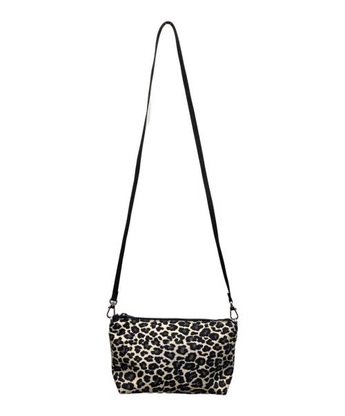 Herve Chapelier（エルベシャプリエ）Herve Chapelier (エルベシャプリエ) ナイロンスクエアショルダー ベージュ×ブラックの古着・服飾アイテム