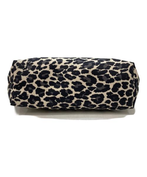 Herve Chapelier（エルベシャプリエ）Herve Chapelier (エルベシャプリエ) ナイロンスクエアショルダー ベージュ×ブラックの古着・服飾アイテム