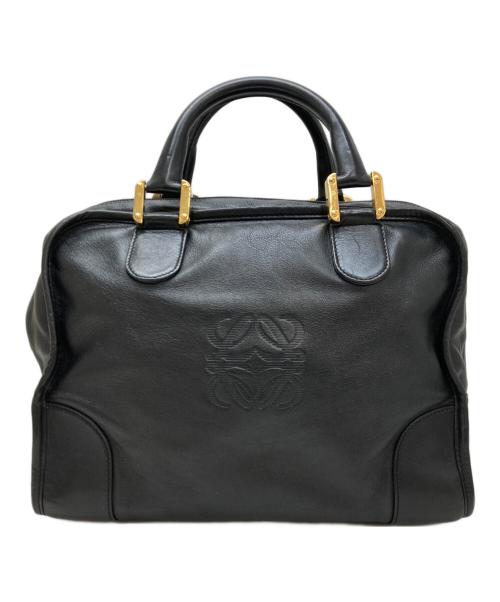 LOEWE（ロエベ）LOEWE (ロエベ) レザーハンドバッグ ブラックの古着・服飾アイテム