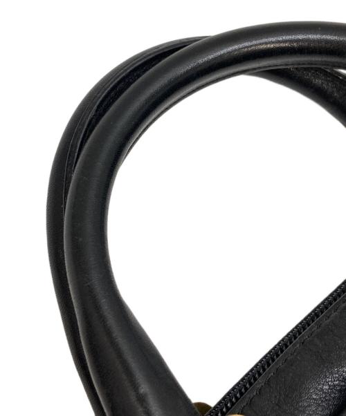 LOEWE（ロエベ）LOEWE (ロエベ) レザーハンドバッグ ブラックの古着・服飾アイテム