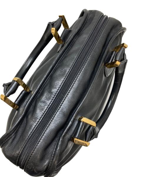 LOEWE（ロエベ）LOEWE (ロエベ) レザーハンドバッグ ブラックの古着・服飾アイテム