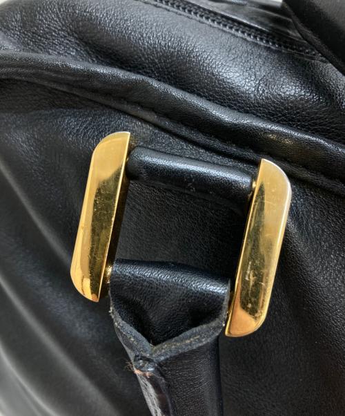 LOEWE（ロエベ）LOEWE (ロエベ) レザーハンドバッグ ブラックの古着・服飾アイテム