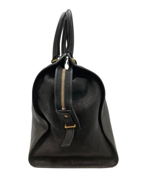 Yves Saint Laurent（イヴサンローラン）Yves Saint Laurent (イヴサンローラン) カバスシックYラインレザーハンドバッグ ブラックの古着・服飾アイテム