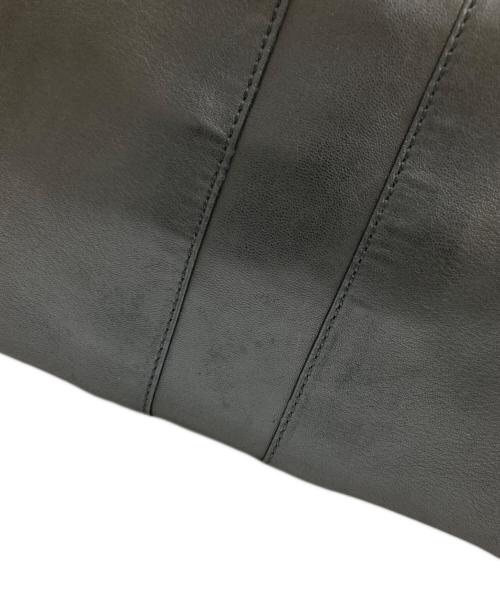 Yves Saint Laurent（イヴサンローラン）Yves Saint Laurent (イヴサンローラン) カバスシックYラインレザーハンドバッグ ブラックの古着・服飾アイテム