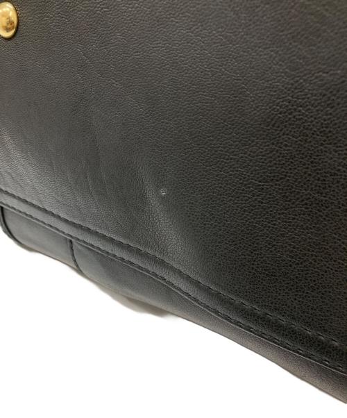 Yves Saint Laurent（イヴサンローラン）Yves Saint Laurent (イヴサンローラン) カバスシックYラインレザーハンドバッグ ブラックの古着・服飾アイテム