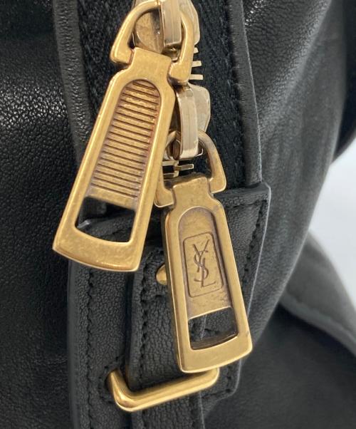 Yves Saint Laurent（イヴサンローラン）Yves Saint Laurent (イヴサンローラン) カバスシックYラインレザーハンドバッグ ブラックの古着・服飾アイテム