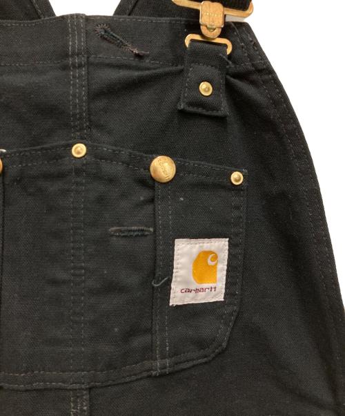 CarHartt（カーハート）CarHartt (カーハート) オーバーオール ブラック サイズ:34×30の古着・服飾アイテム