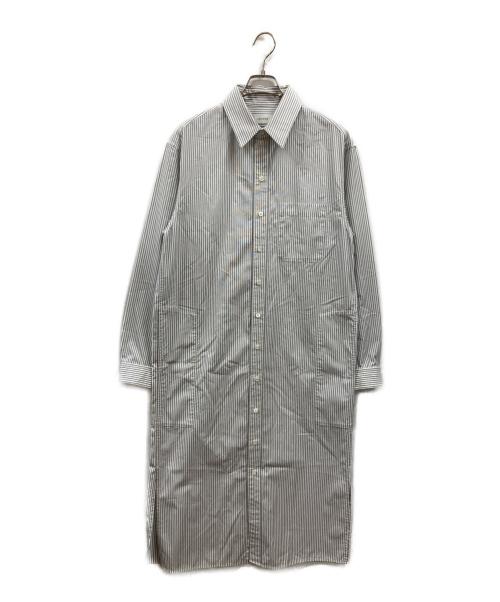 LEMAIRE（ルメール）LEMAIRE (ルメール) ストライプシャツワンピース ホワイト サイズ:Sの古着・服飾アイテム