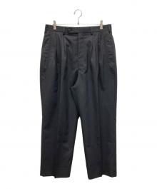 COMME des GARCONS HOMME（コムデギャルソン オム）の古着「ウールエステルヘリンボーンパンツ」｜ネイビー×グレー [色]