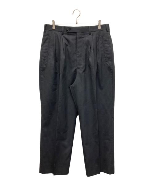 COMME des GARCONS HOMME（コムデギャルソン オム）COMME des GARCONS HOMME (コムデギャルソン オム) ウールエステルヘリンボーンパンツ ネイビー×グレー [色] サイズ:Lの古着・服飾アイテム