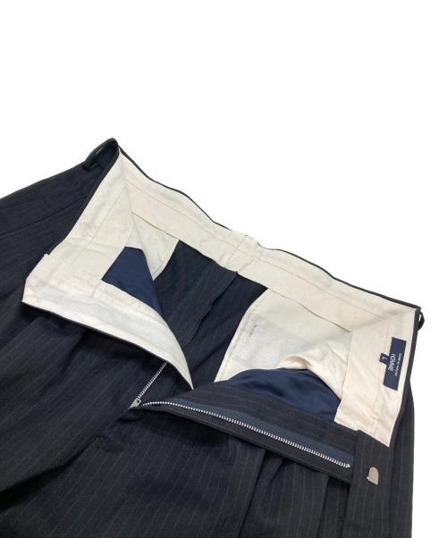 COMME des GARCONS HOMME（コムデギャルソン オム）COMME des GARCONS HOMME (コムデギャルソン オム) ウールエステルヘリンボーンパンツ ネイビー×グレー [色] サイズ:Lの古着・服飾アイテム