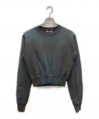 AURALEEオーラリー）の古着「PRODUCT DYED PIMA LIGHT SWEAT」｜グレー
