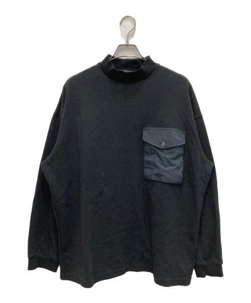 COMME des GARCONS HOMME（コムデギャルソン オム）COMME des GARCONS HOMME (コムデギャルソン オム) ポケット モックネックネックスウェット ブラック サイズ:XLの古着・服飾アイテム