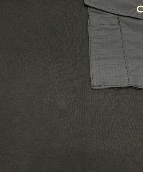 COMME des GARCONS HOMME（コムデギャルソン オム）COMME des GARCONS HOMME (コムデギャルソン オム) ポケット モックネックネックスウェット ブラック サイズ:XLの古着・服飾アイテム