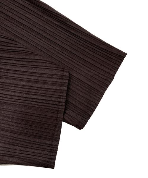 PLEATS PLEASE（プリーツプリーズ）PLEATS PLEASE (プリーツプリーズ) LEAP プリーツサルエルパンツ ブラウン サイズ:3の古着・服飾アイテム