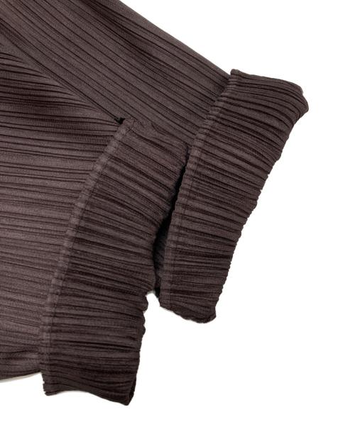 PLEATS PLEASE（プリーツプリーズ）PLEATS PLEASE (プリーツプリーズ) LEAP プリーツサルエルパンツ ブラウン サイズ:3の古着・服飾アイテム