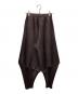 PLEATS PLEASE (プリーツプリーズ) LEAP プリーツサルエルパンツ ブラウン サイズ:3：36000円