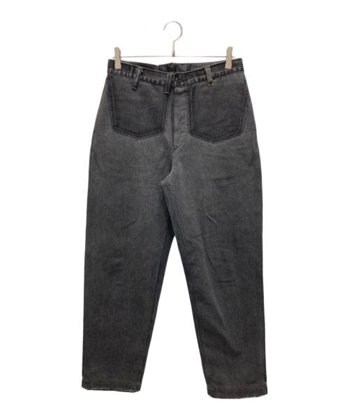 YUYA MORIBE（ユウヤモリベ）YUYA MORIBE (ユウヤモリベ) デニムパンツ ブラック サイズ:不明（実寸参照）の古着・服飾アイテム
