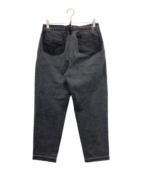YUYA MORIBE（ユウヤモリベ）YUYA MORIBE (ユウヤモリベ) デニムパンツ ブラック サイズ:不明（実寸参照）の古着・服飾アイテム