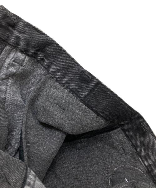 YUYA MORIBE（ユウヤモリベ）YUYA MORIBE (ユウヤモリベ) デニムパンツ ブラック サイズ:不明（実寸参照）の古着・服飾アイテム